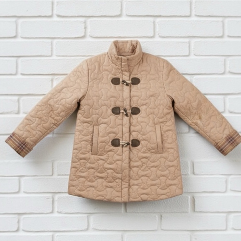 Umgee Cream Quilted Toggle Coat | Warm Puffer Jacket | Cozy Winter Neutral